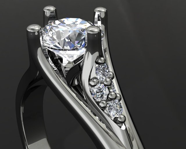 jewellery ring 3Dモデル .c4d .max .obj .3ds .fbx .stl .blend