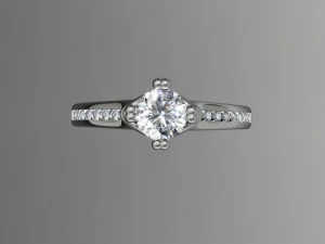 anel de joalheria Modelo 3D