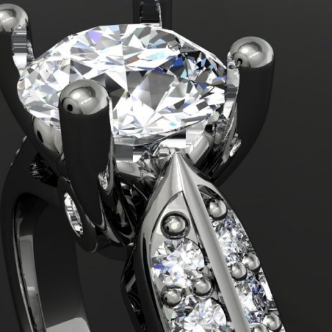 jewellery ring 3D 모델 .c4d .max .obj .3ds .fbx .stl .blend 