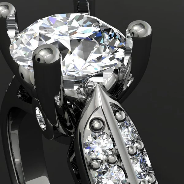 ювелірне кільце 3D Модель .c4d .max .obj .3ds .fbx .stl .blend 