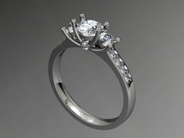 jewellery ring Modèle 3D .c4d .max .obj .3ds .fbx .stl .blend 