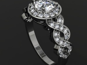 jewellery ring 3D Модель