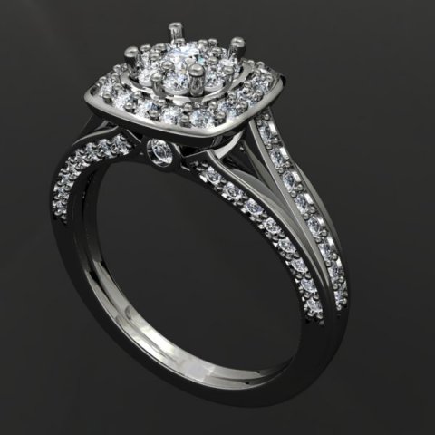 jewellery ring Model 3D .c4d .max .obj .3ds .fbx .stl .blend 