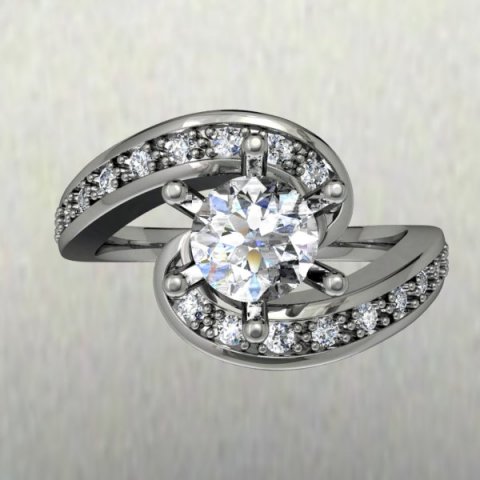 jewellery ring 3D Model .c4d .max .obj .3ds .fbx .stl .blend 