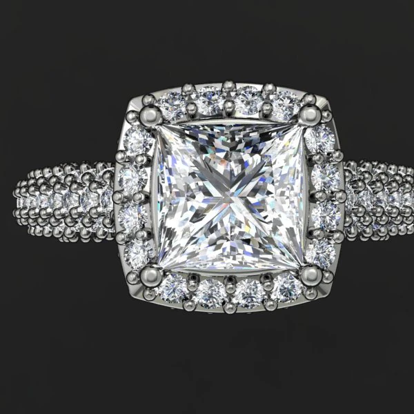 ювелирное кольцо 3D Модель .c4d .max .obj .3ds .fbx .stl .blend 