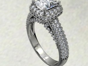 jewellery ring 3D 模型