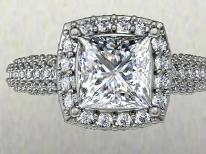 ювелирное кольцо 3D Модель