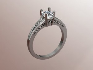 jewellery ring 3D Модель