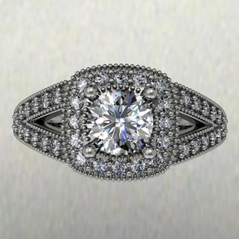 jewellery ring 3D Model .c4d .max .obj .3ds .fbx .stl .blend 