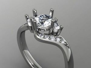 jewellery ring 3D Модель