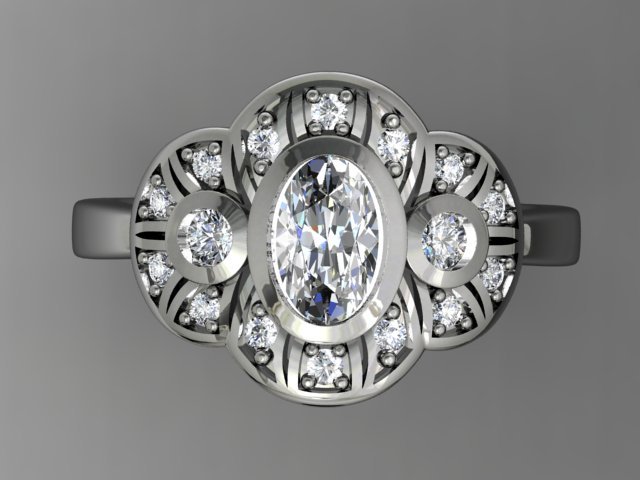 ring 3D Модель .c4d .max .obj .3ds .fbx .stl .blend 