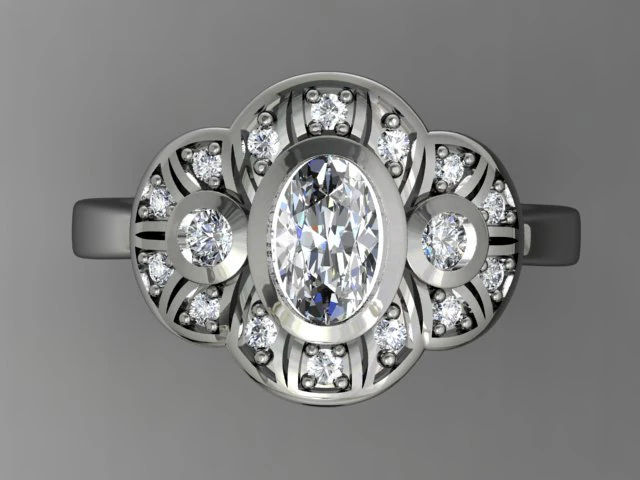 ring 3D Model .c4d .max .obj .3ds .fbx .stl .blend 