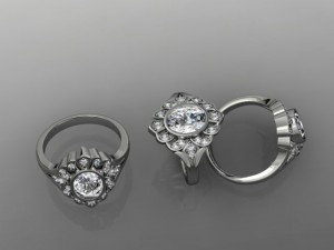 jewellery ring 3D Модель