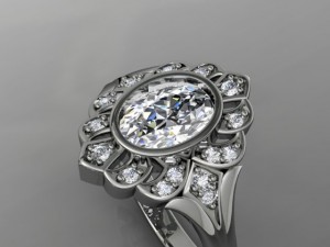 jewellery ring 3D Модель