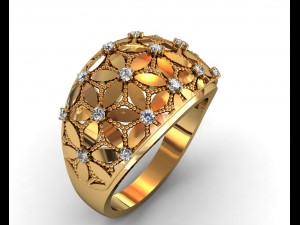jewel ring 3Dプリントモデル