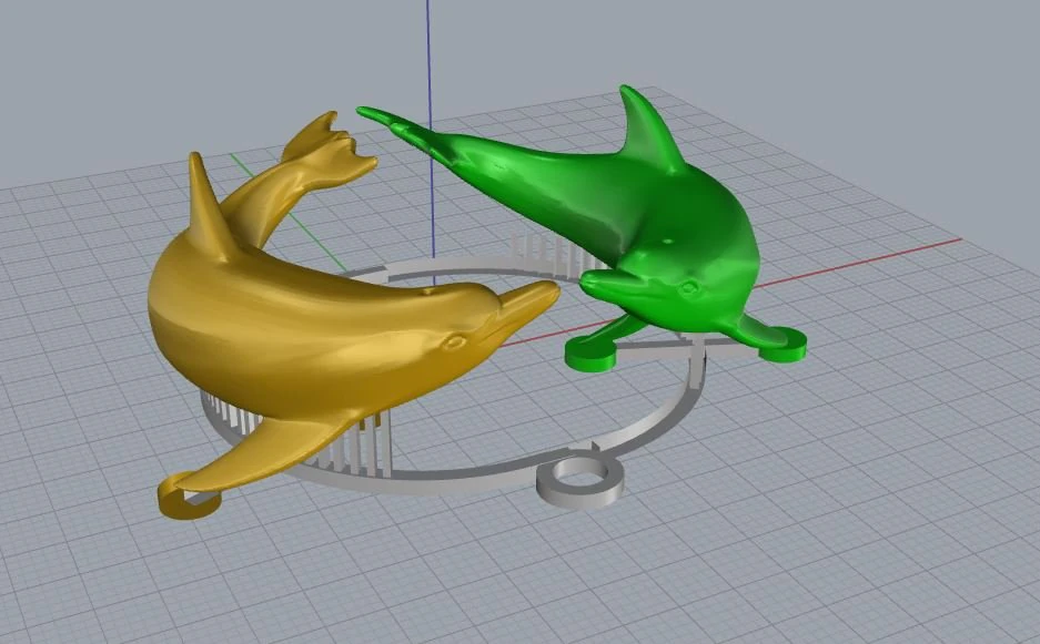 dolphin 3D Model .c4d .max .obj .3ds .fbx .stl .blend 