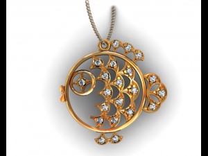 fish pendant 3Dプリントモデル