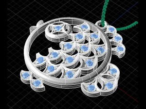 fish pendant 3D Print Model