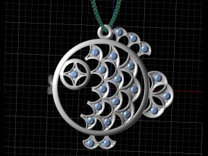 fish pendant 3D Print Model
