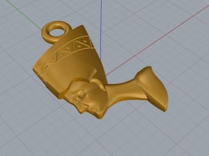 kleopatra nefertiti Model 3D
