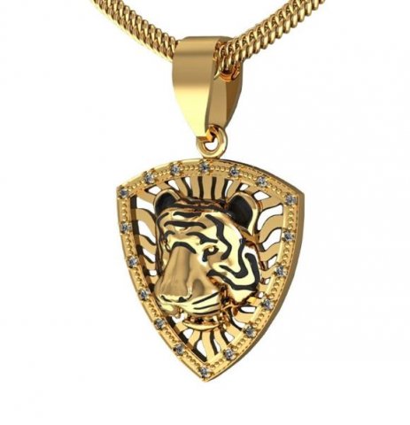 tiger Model do druku 3D .c4d .max .obj .3ds .fbx .stl .blend 