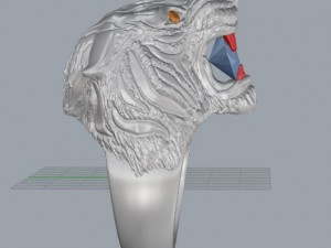 tiger ring 3D 프린트 모델
