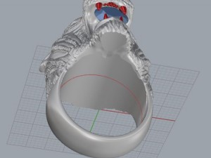 tiger ring 3D 프린트 모델