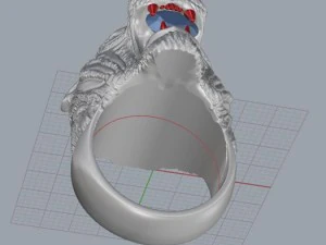 tiger ring 3D Print Model
