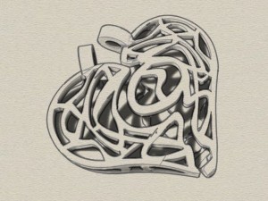 heart pendant free 3D Print Model