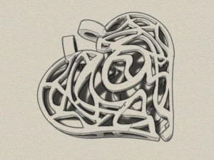 heart pendant free 3D Baskı Modeli