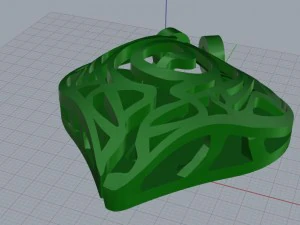 heart pendant free 3D Print Model