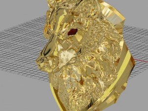 wolf head 3D Baskı Modeli