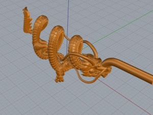 dragon necklace Modelo 3D