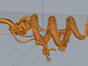 dragon necklace Model 3D