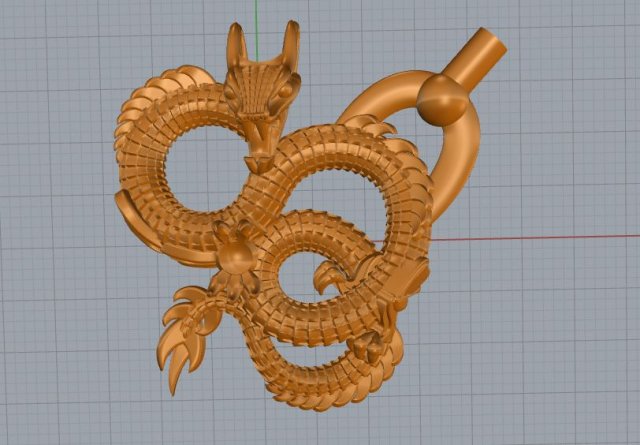 dragon Model 3D .c4d .max .obj .3ds .fbx .stl .blend