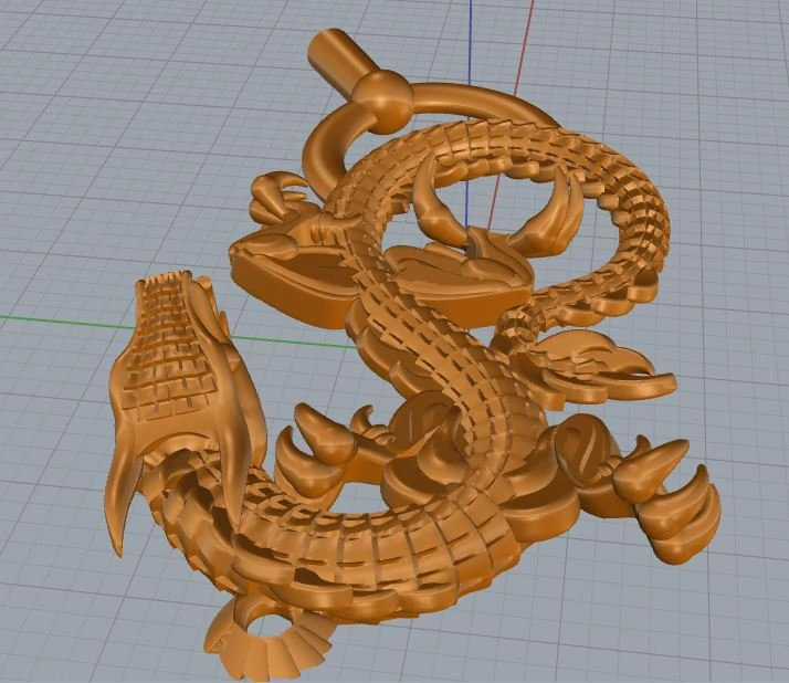 dragon 3D Model .c4d .max .obj .3ds .fbx .stl .blend 