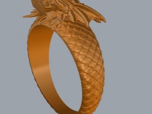 dragon ring 3D Baskı Modeli