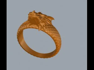 dragon ring 3D Print Model