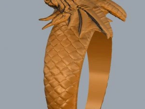 dragon ring 3D Print Model