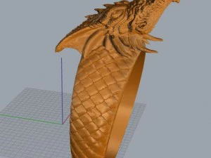 dragon ring 3D Print Model