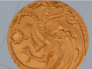 dragon game of thrones 3D Print Model