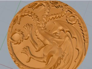 dragon game of thrones 3D Print Model