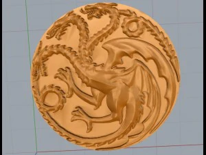 dragon game of thrones 3D Print Model