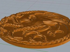 dragon game of thrones 3D Print Model