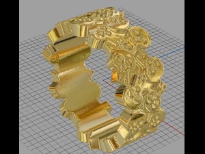 jewellery ring skull 3Dプリントモデル