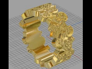 jewellery ring skull 3D Print Model