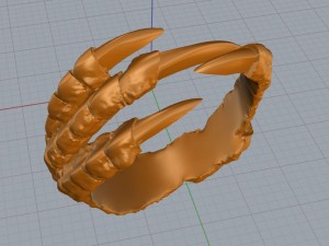 clutches ring 3D 프린트 모델