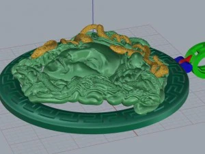 versache meduza pendant 3D Print Model