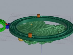 versache meduza pendant 3Dプリントモデル