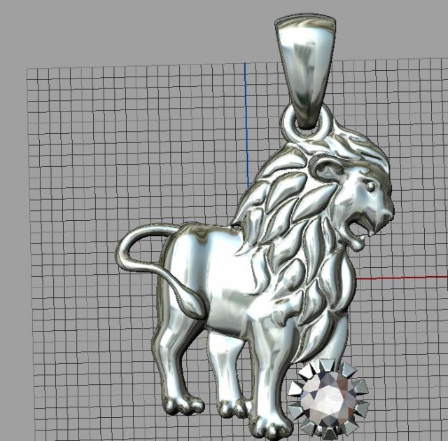 lion zodiac horoscope 3D Принт Модель .c4d .max .obj .3ds .fbx .stl .blend 